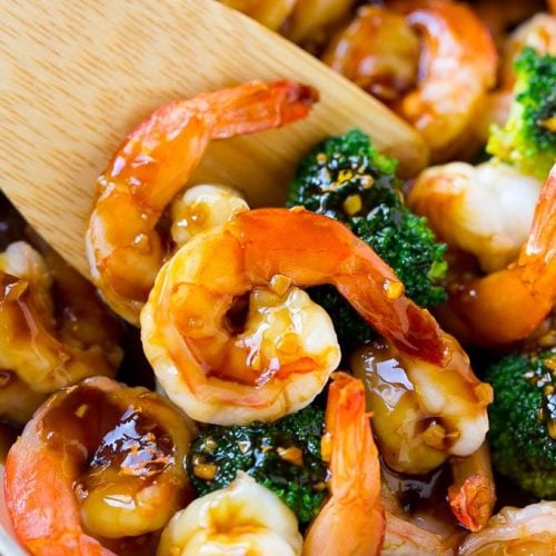 Honey Garlic Shrimp Stir Fry - Dinner at the Zoo