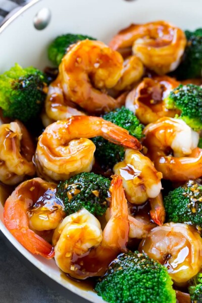 Honey Garlic Shrimp Stir Fry - Dinner at the Zoo