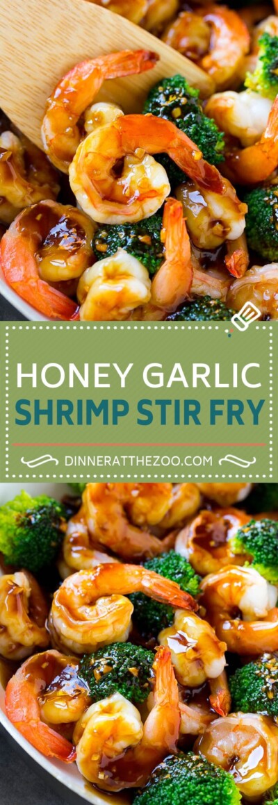 Honey Garlic Shrimp Stir Fry - Dinner at the Zoo