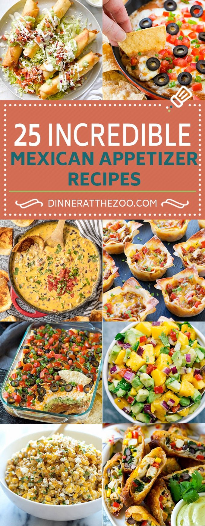 25 Incredible Mexican Appetizer Recipes Dinner At The Zoo