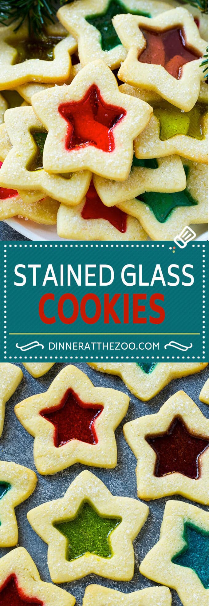 Stained Glass Cookies | Stained Glass Window Cookies | Sugar Cookies | Christmas Cookies