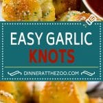 Garlic Knots Recipe | Garlic Rolls | Garlic Butter Rolls | Garlic Bread Recipe