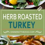Herb Roasted Turkey Recipe | Baked Turkey | Thanksgiving Turkey | Christmas Turkey | Holiday Turkey Recipe | Butter Roasted Turkey Recipe