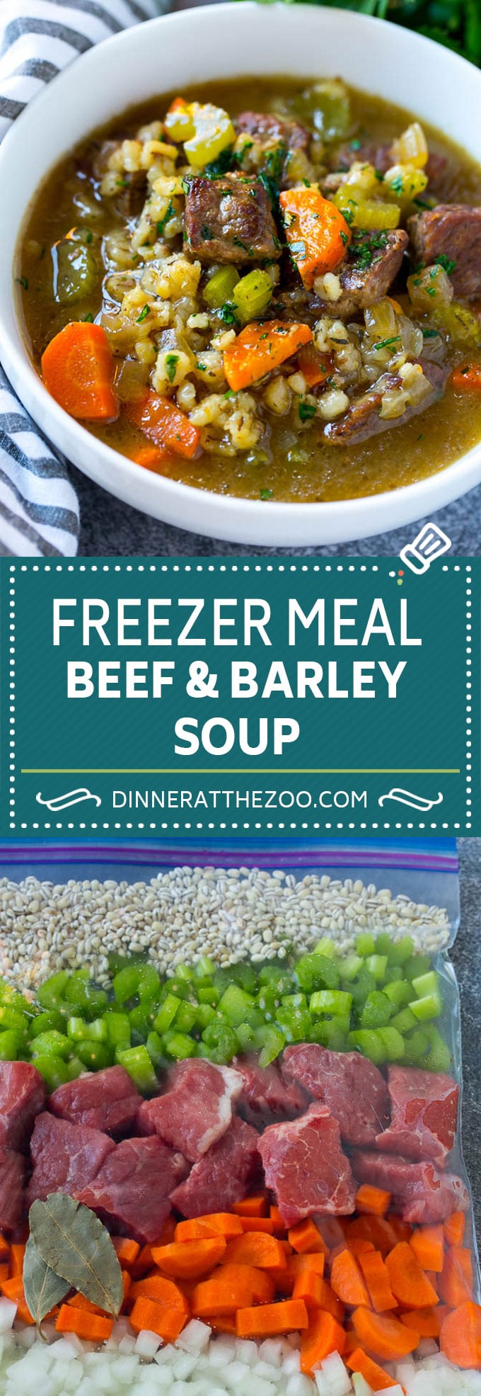 This slow cooker beef and barley soup is a hearty meal that is so simple to make.