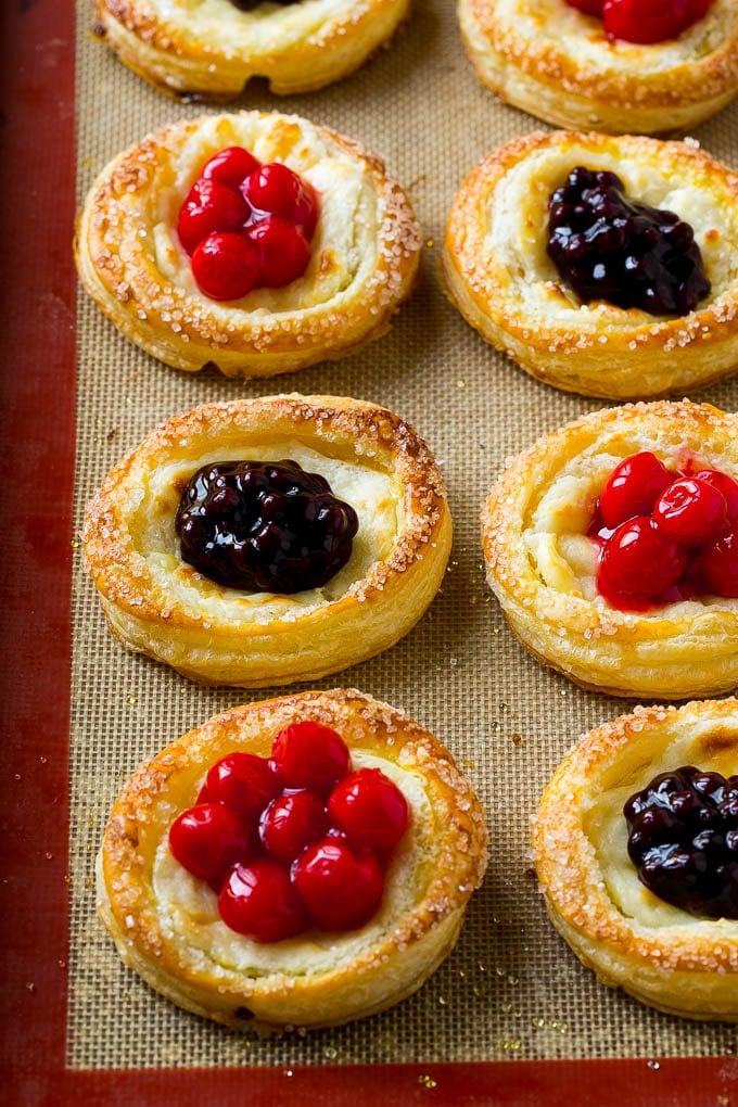 Cream Cheese Danish with Fruit - Dinner at the Zoo