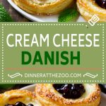 Cream Cheese Danish Recipe | Cream Cheese and Fruit Danish | Cream Cheese and Cherry Danish | Breakfast Pastries