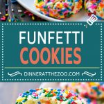 Funfetti Cookies Recipe | Funfetti Cake Mix Cookies | Sprinkle Cookies | Cake Mix Cookies