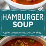 Hamburger Soup Recipe | Hamburger Stew | Ground Beef Soup #hamburger #soup #groundbeef #stew #dinner #dinneratthezoo