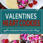 Heart Cookies Recipe | Heart Sugar Cookies | Valentine's Day Cookies | Heart Shaped Sugar Cookies | Valentine's Day Dessert