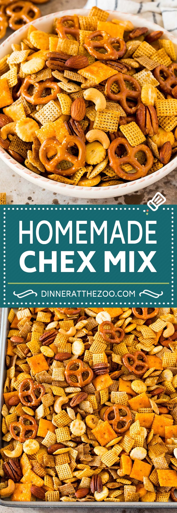 Homemade Chex Mix Dinner at the Zoo