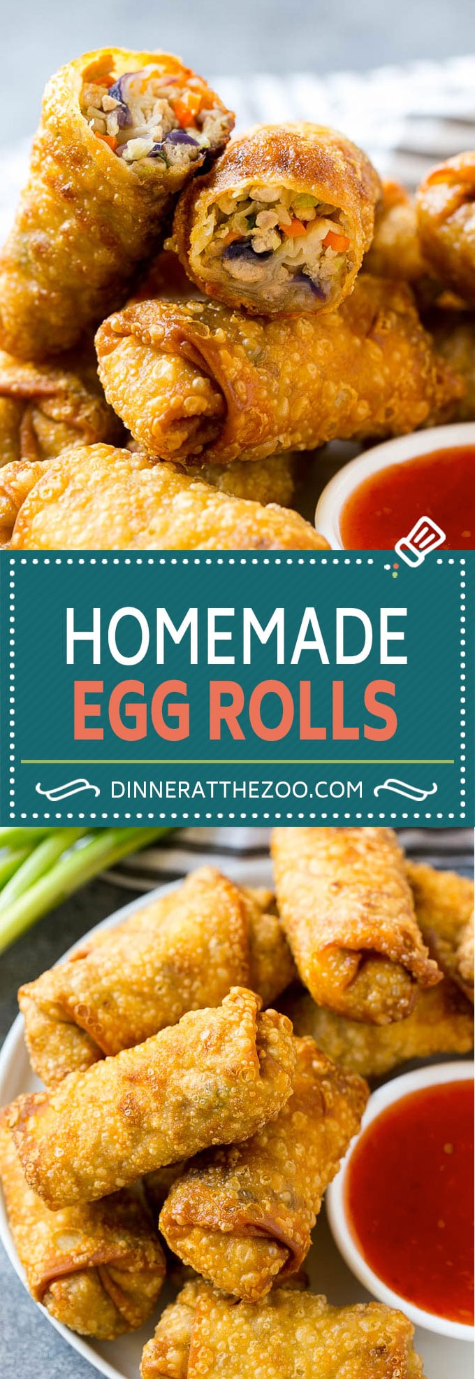 Homemade Egg Rolls - Dinner at the Zoo