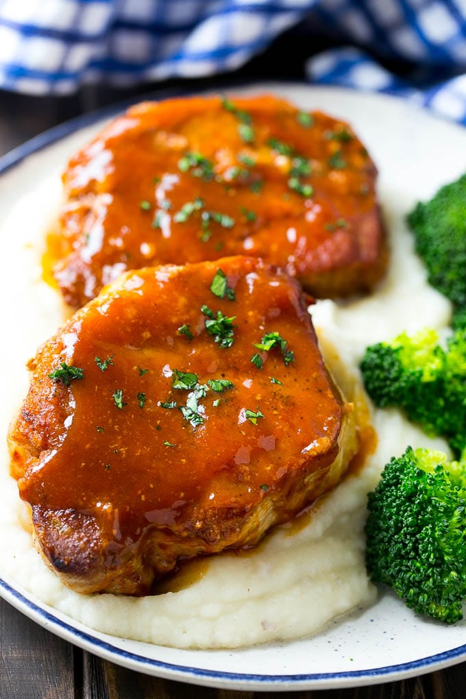 Honey Garlic Pork Chops (Slow Cooker) - Dinner at the Zoo