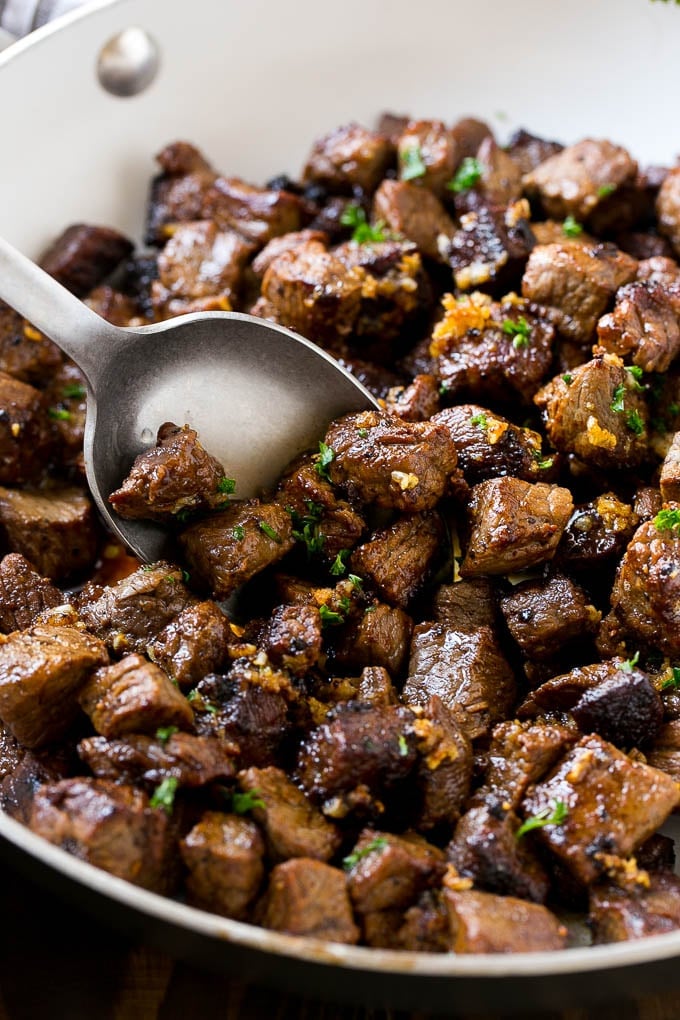 Steak Bites With Garlic Butter Dinner At The Zoo