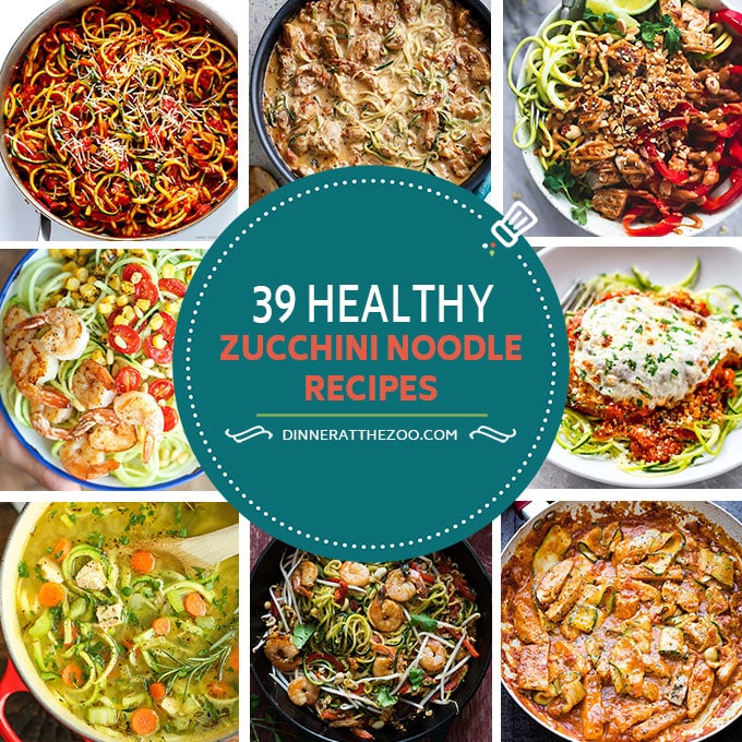Healthy Zucchini Noodle and Zoodle Recipes