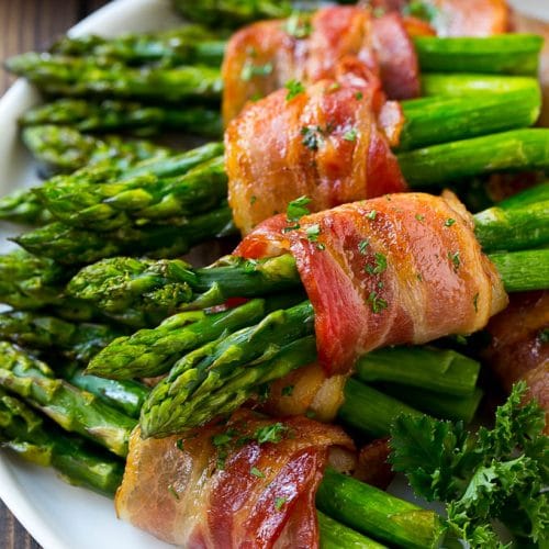 Bacon Wrapped Asparagus Dinner at the Zoo
