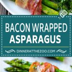 Bacon Wrapped Asparagus Recipe | Roasted Asparagus | Asparagus Side Dish