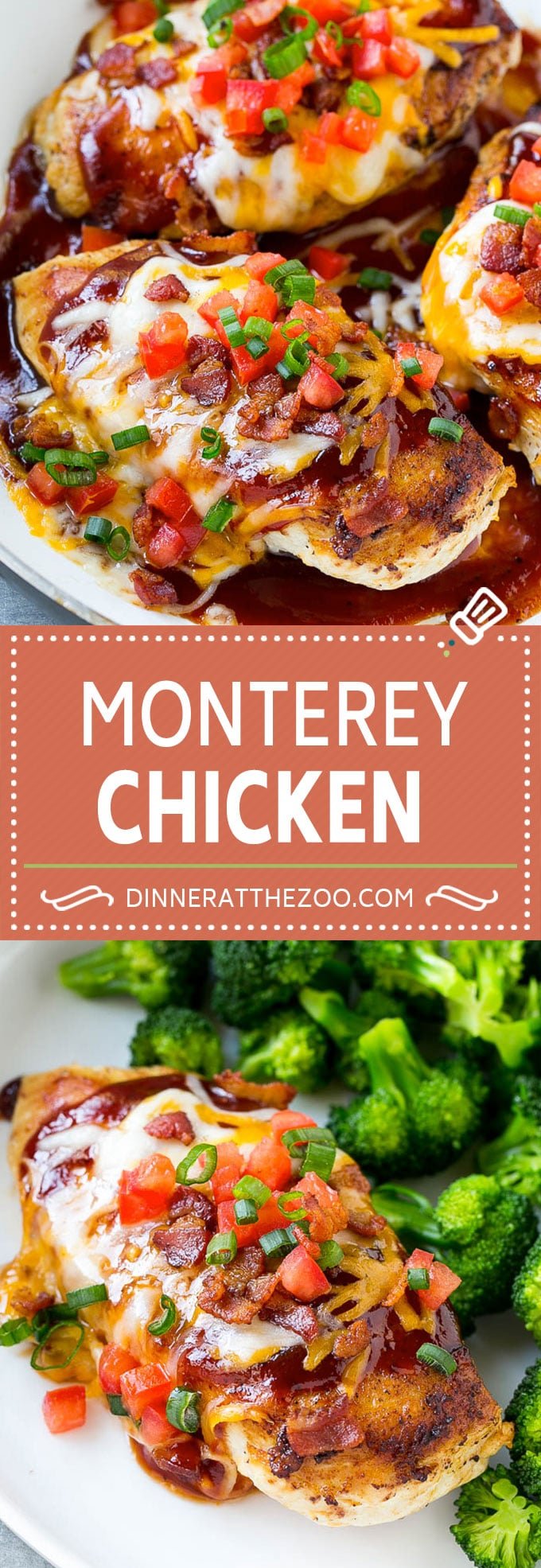 Monterey Chicken Recipe | Chili's Copycat Monterey Chicken | Barbecue Chicken Recipe | Easy Chicken Recipe #chicken #bacon #bbq #cheese #dinner #dinneratthezoo