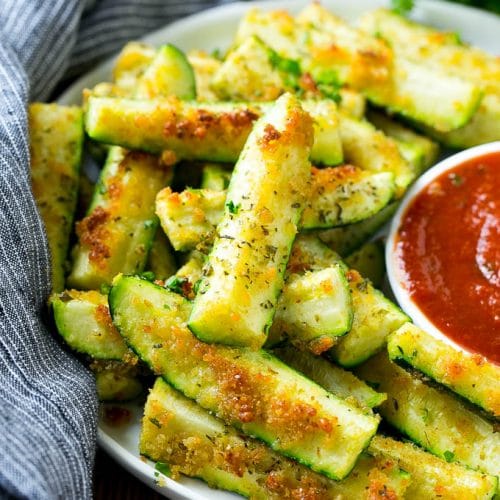Parmesan Zucchini - Dinner at the Zoo