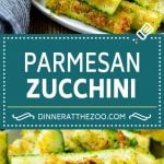 Parmesan Zucchini Recipe | Roasted Zucchini | Baked Zucchini | Zucchini Side Dish