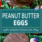 Peanut Butter Eggs | Reese's Eggs | Homemade Peanut Butter Cups | Easter Dessert Recipe