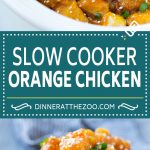 Slow Cooker Orange Chicken Recipe | Copycat Orange Chicken | Crock Pot Orange Chicken | Slow Cooker Chicken Recipe