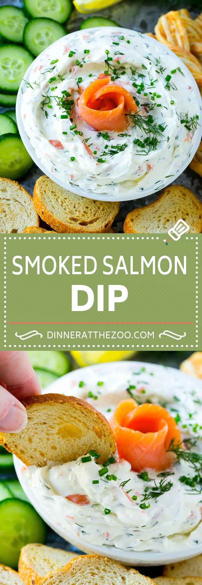 Smoked Salmon Dip | Cream Cheese Salmon Dip | Salmon Dip | Smoked Salmon Appetizer #salmon #dip #smokedsalmon #appetizer #dinneratthezoo