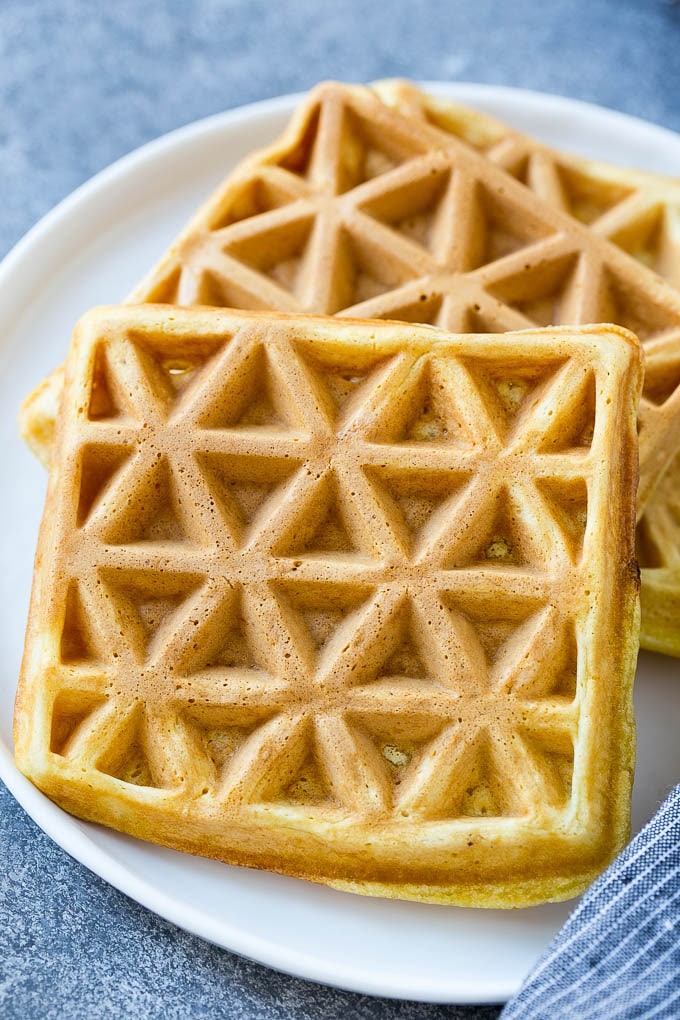 Homemade waffles
