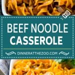 Beef Noodle Casserole Recipe | Ground Beef Casserole | Beef and Egg Noodles