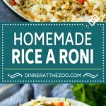 Homemade Rice a Roni Recipe | Rice Side Dish | Easy Rice Recipe #rice #sidedish