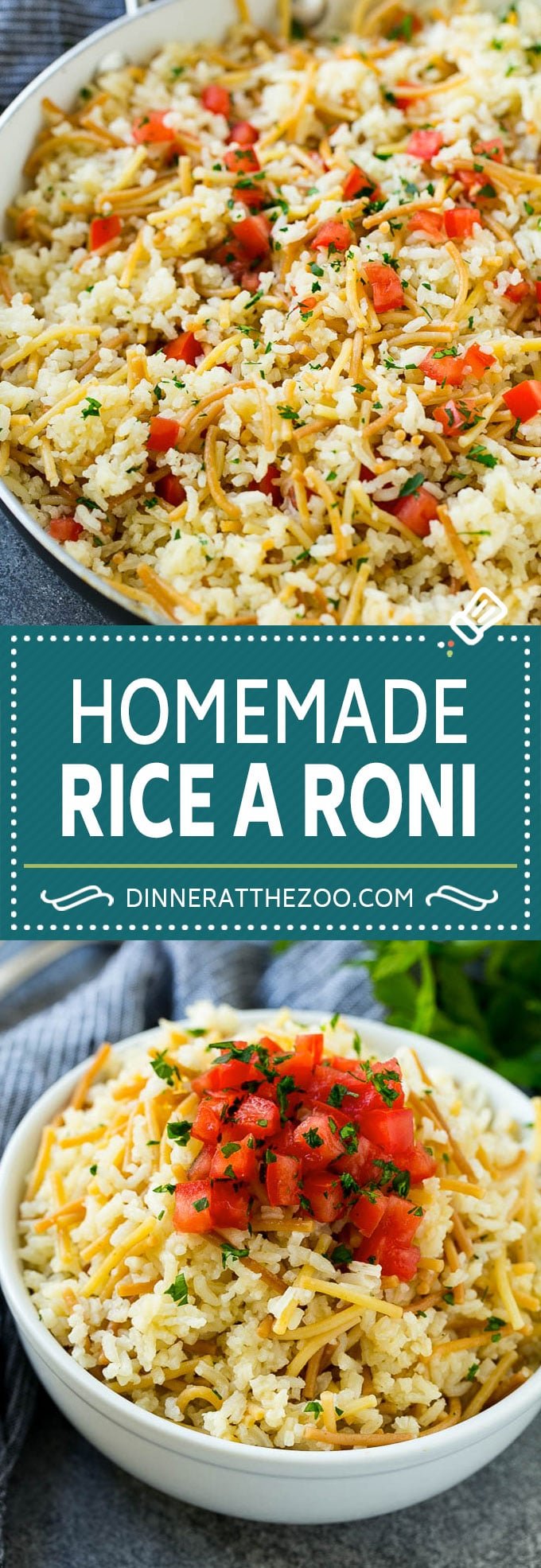 Homemade Rice a Roni Recipe | Rice Side Dish | Easy Rice Recipe #rice #sidedish