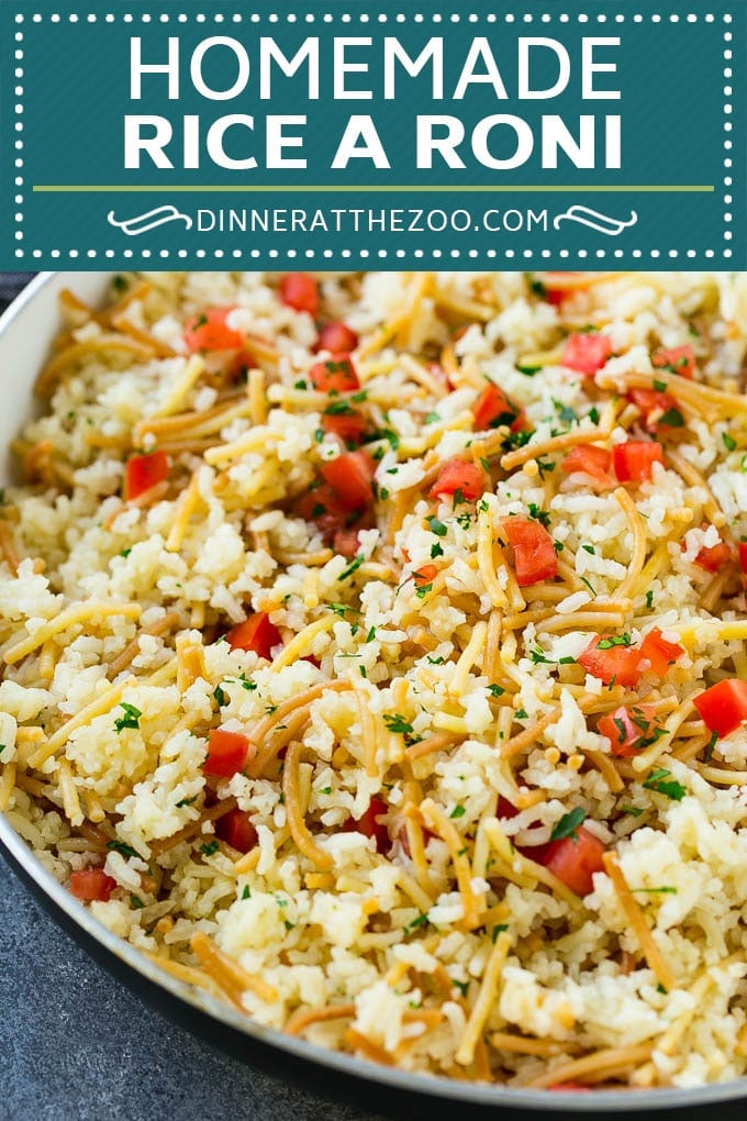 Homemade Rice a Roni Recipe | Rice Side Dish | Easy Rice Recipe #rice #sidedish