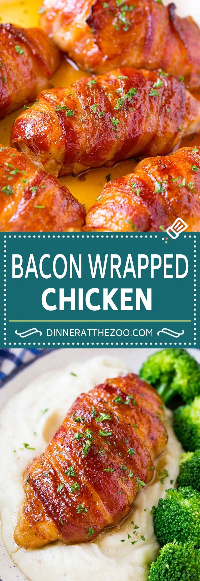 Bacon Wrapped Chicken Recipe | Bacon Wrapped Chicken Breast | Baked Bacon Wrapped Chicken | Bacon Brown Sugar Chicken #bacon #chicken #dinner #dinneratthezoo