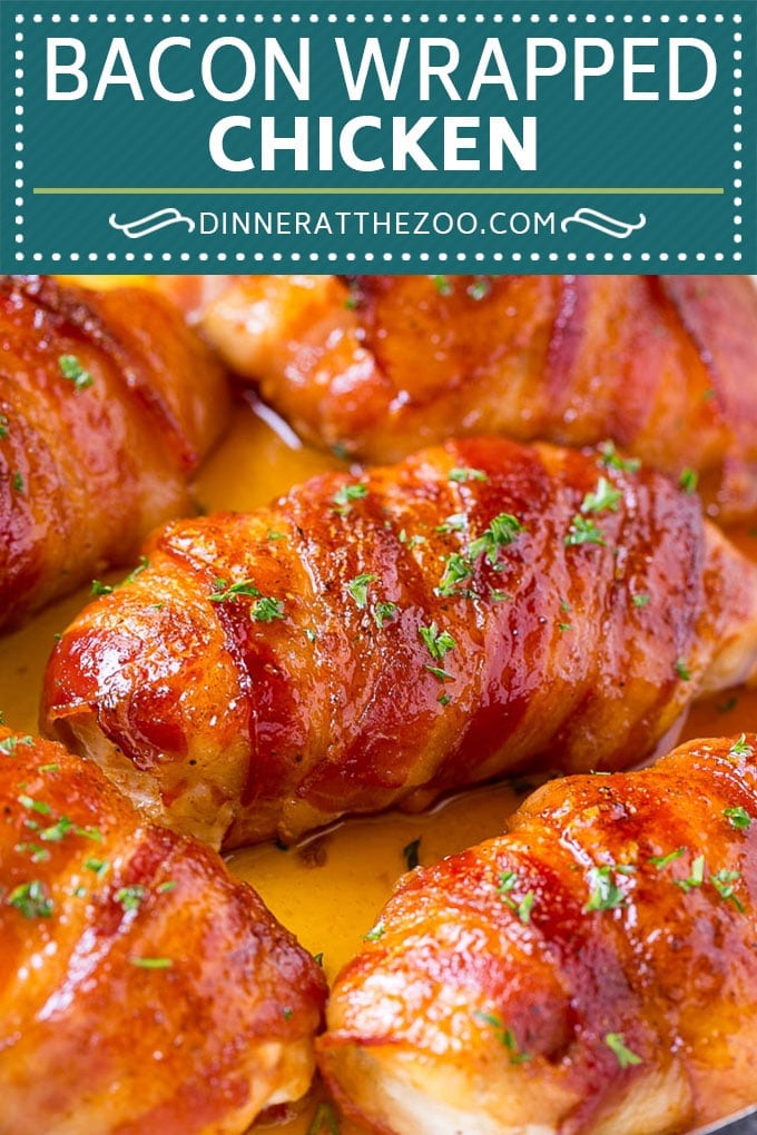 Bacon Wrapped Chicken Recipe | Bacon Wrapped Chicken Breast | Baked Bacon Wrapped Chicken | Bacon Brown Sugar Chicken #bacon #chicken #dinner #dinneratthezoo