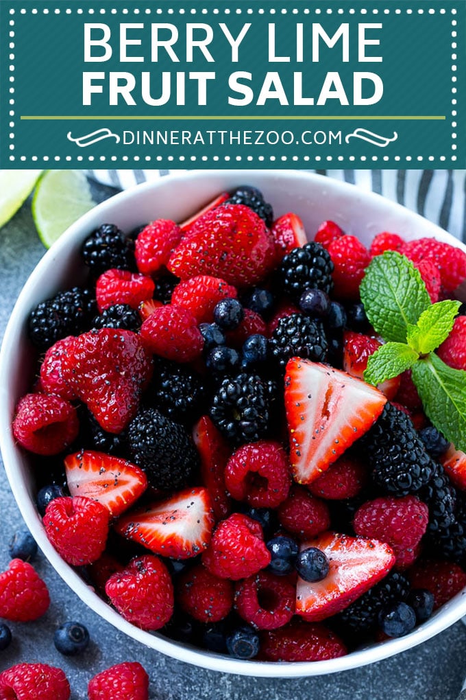 Berry Fruit Salad Recipe | Berry Salad | Summer Berry Salad | Fruit Salad Recipe #berries #fruitsalad #dinneratthezoo