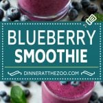 Blueberry Smoothie Recipe | Healthy Blueberry Smoothie | Smoothie Recipe #blueberry #smoothie #drink #dinneratthezoo