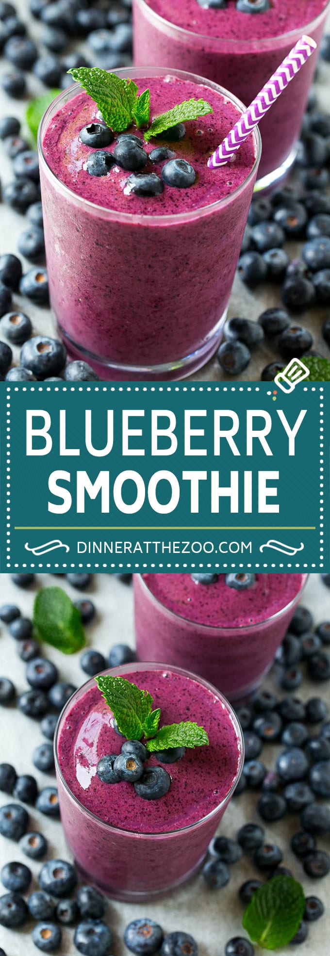 Blueberry Smoothie Recipe | Healthy Blueberry Smoothie | Smoothie Recipe #blueberry #smoothie #drink #dinneratthezoo