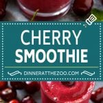 Cherry Smoothie Recipe | Healthy Smoothie | Easy Smoothie #cherry #smoothie #drink #dinneratthezoo