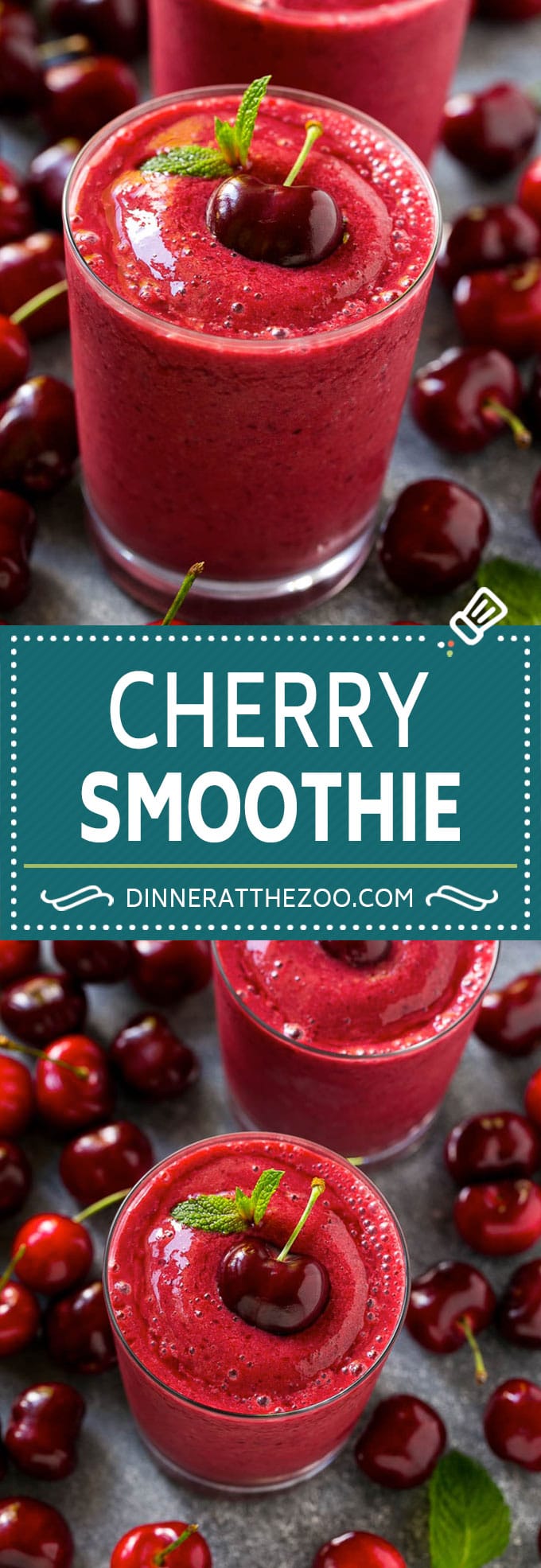 Cherry Smoothie Recipe | Healthy Smoothie | Easy Smoothie #cherry #smoothie #drink #dinneratthezoo