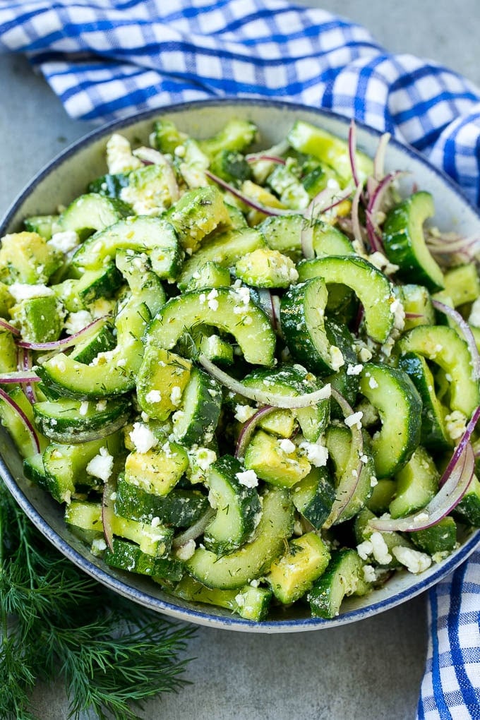 Cucumber Salad - Dinner at the Zoo