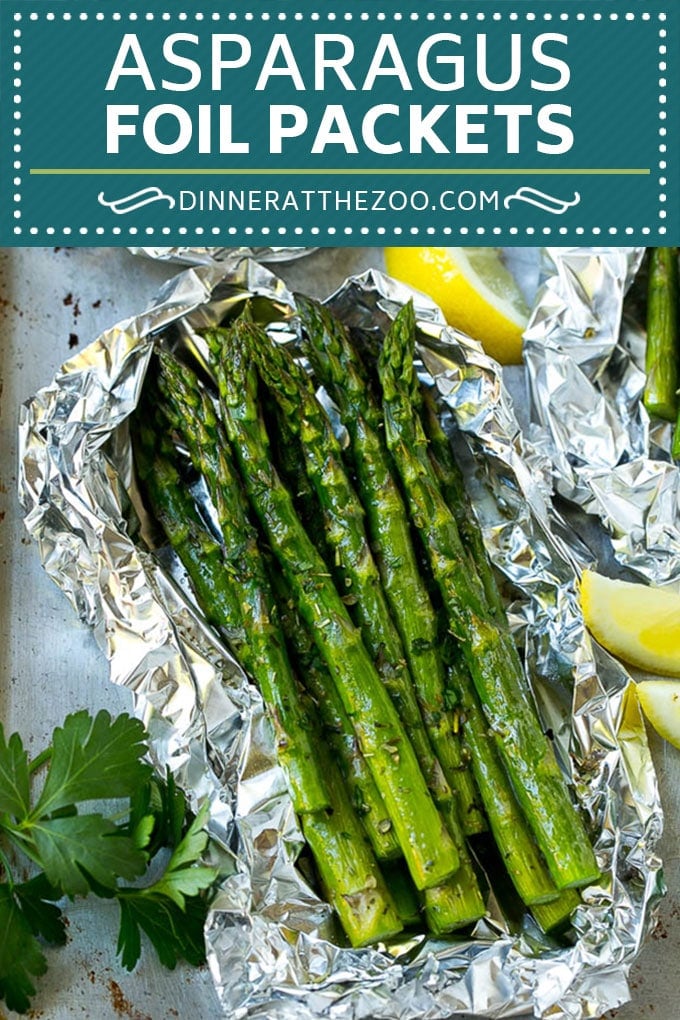 Grilled Asparagus in Foil Recipe | Foil Packet Recipe | Asparagus Foil Pack | Asparagus Recipe #grilling #asparagus #dinneratthezoo