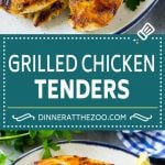 Grilled Chicken Tenders Recipe | Marinated Chicken | Lemon Garlic Chicken | Grilled Chicken #grilling #chicken #healthy #dinneratthezoo