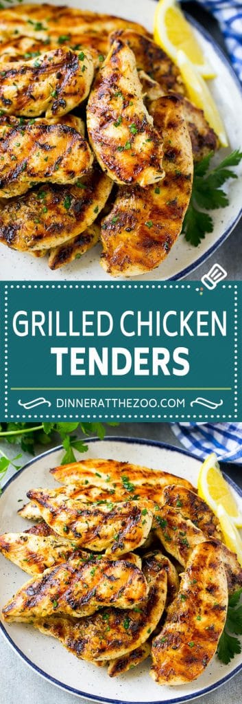 Grilled Chicken Tenders - Dinner at the Zoo