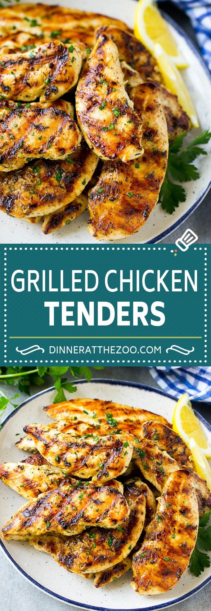 Grilled Chicken Tenders Recipe | Marinated Chicken | Lemon Garlic Chicken | Grilled Chicken #grilling #chicken #healthy #dinneratthezoo