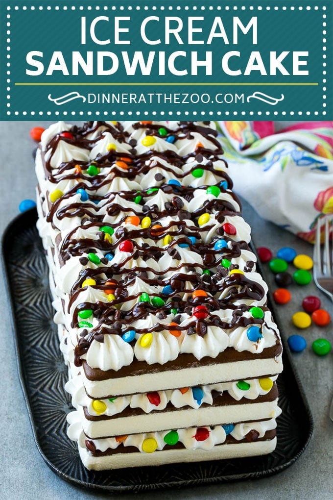 Ice Cream Sandwich Cake Dinner At The Zoo