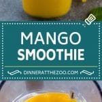 Mango Smoothie Recipe | Mango Recipe | Healthy Smoothie #mango #smoothie #drink #dinneratthezoo