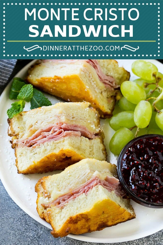 Monte Cristo Sandwich Recipe | Disneyland Monte Cristo Sandwich | Turkey Sandwich | Ham Sandwich #sandwich #turkeysandwich #dinneratthezoo