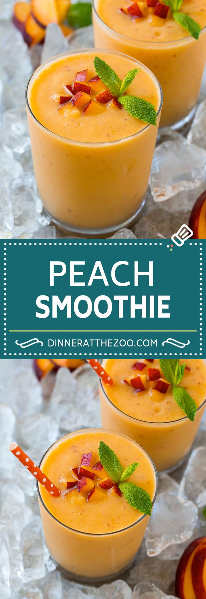 Peach Smoothie Recipe | Easy Smoothie Recipe | Peach Recipe #peach #smoothie #drink #dinneratthezoo
