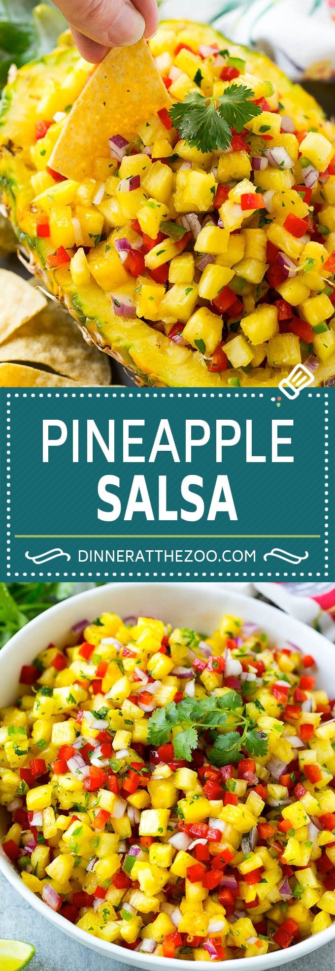 Pineapple Salsa Recipe | Fruit Salsa | Pineapple Recipe #pineapple #salsa #dinneratthezoo