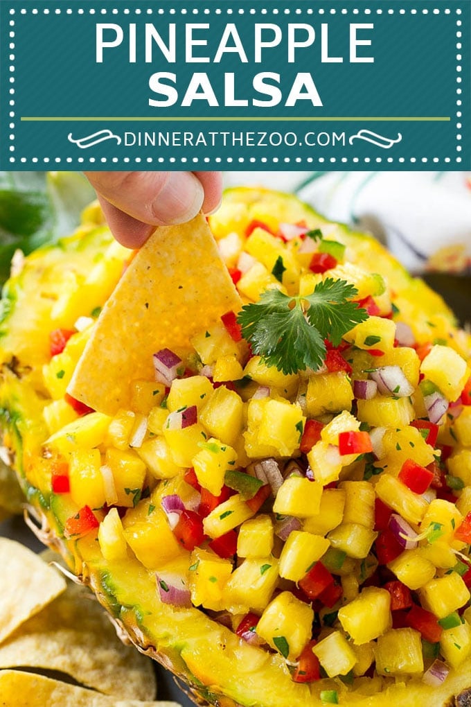 Pineapple Salsa Recipe | Fruit Salsa | Pineapple Recipe #pineapple #salsa #dinneratthezoo