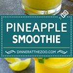 Pineapple Smoothie Recipe | Healthy Smoothie Recipe | Pineapple Recipe #pineapple #smoothie #drink #dinneratthezoo